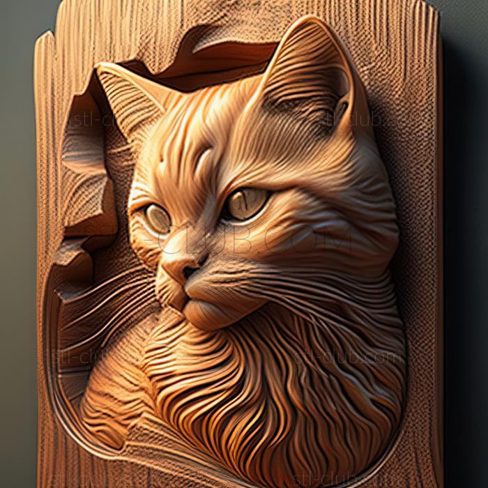 3D model st kitty (STL)